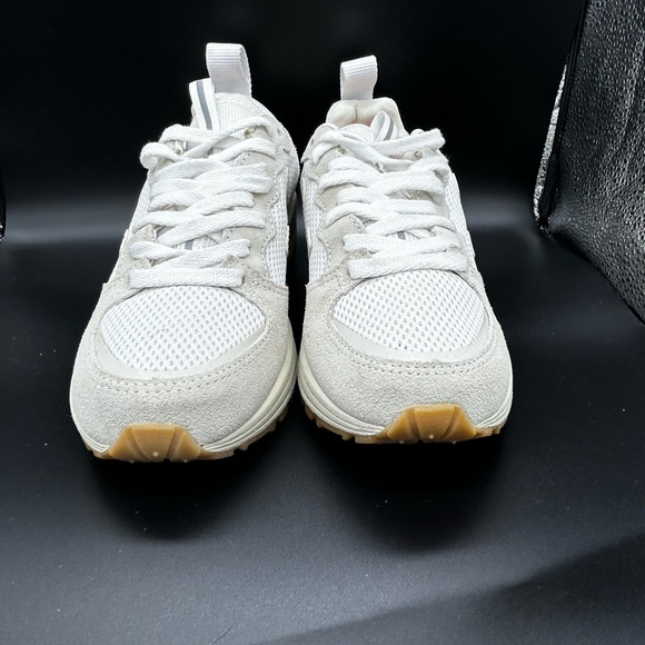 Veja Cream and Orange Sneakers - Picture 4 of 7